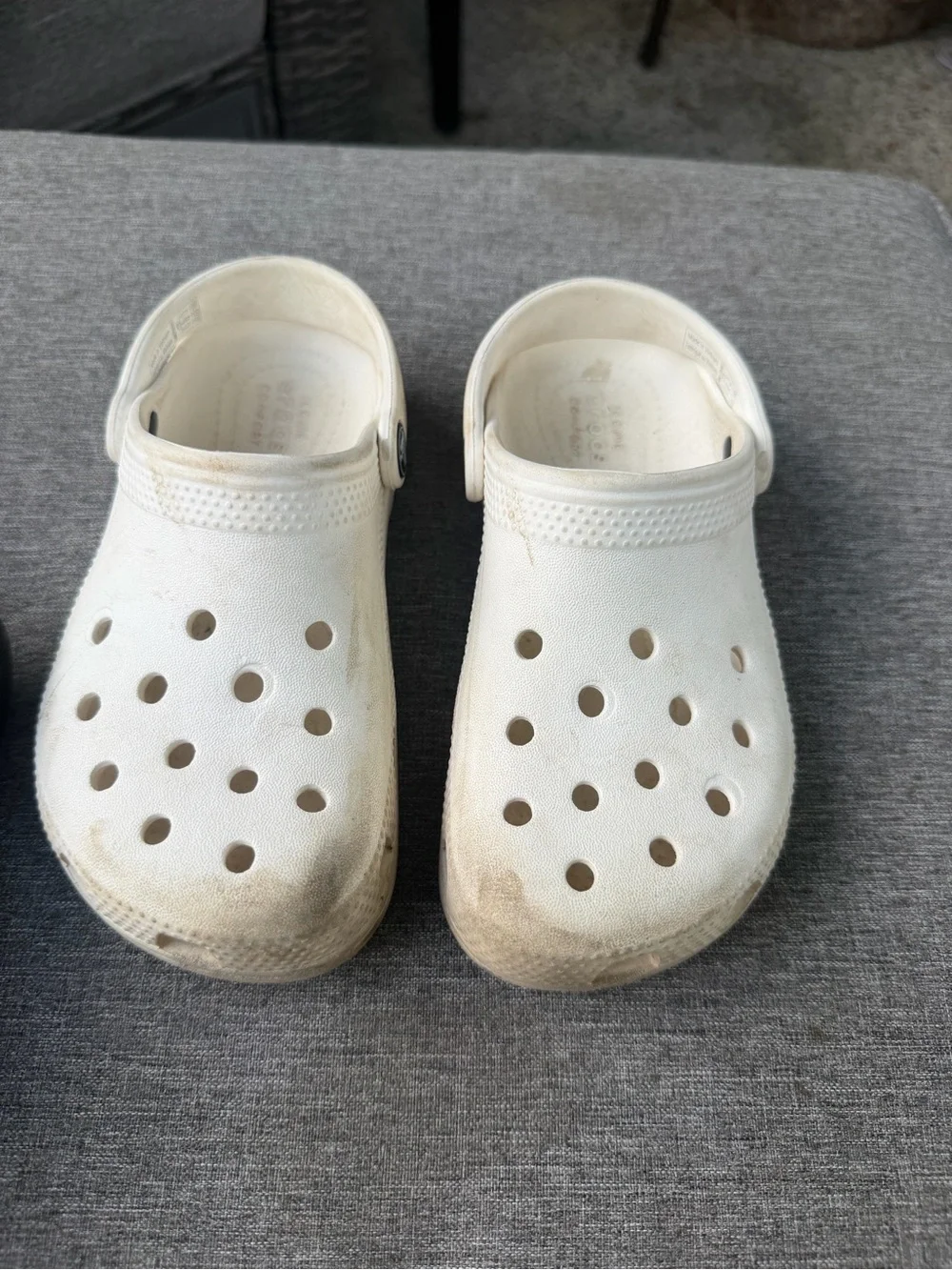 Kids White Lightweight Slip-On crocs 13 youth kids